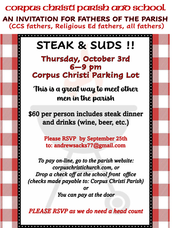 Steak and Suds flyer Registration